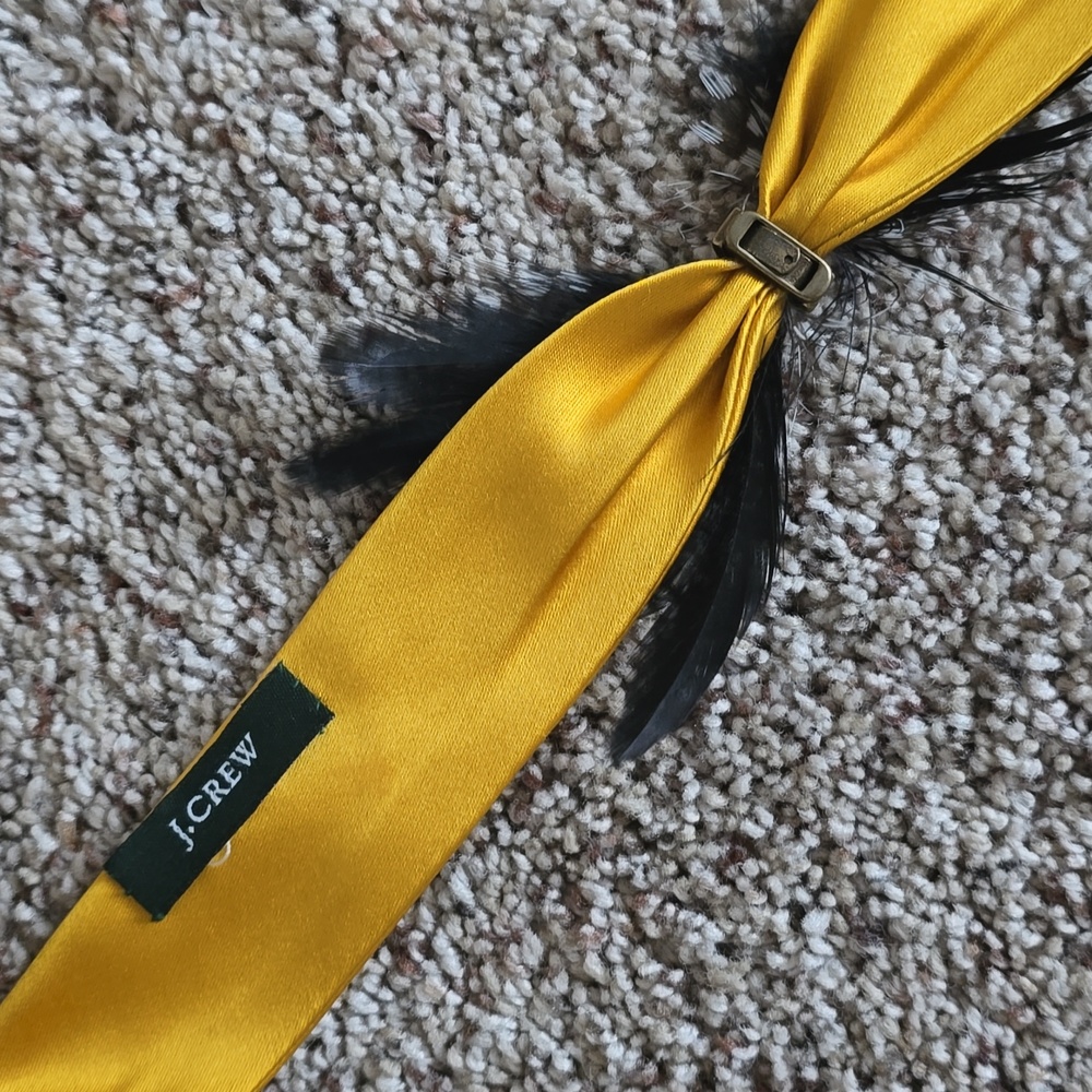 J. Crew Yellow and Black Women's Belts sz S/M - Picture 5 of 14